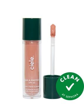 NWT Ciele liquid blush & protect SPF 50 shade Kristy warm nude